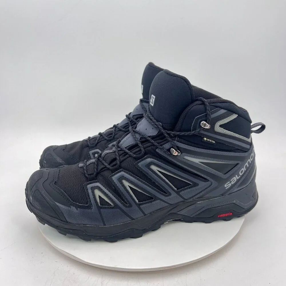 Salomon X Ultra GTX Men Size 14 398674 Black Gore-Tex Running Hiking Boot